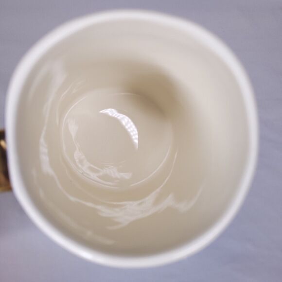 Anthropologie Llama Mug Ceramic Lauren Walcott Gold Tone - Picture 5 of 7